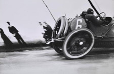 J.H.Lartigue's photograph of a racing car