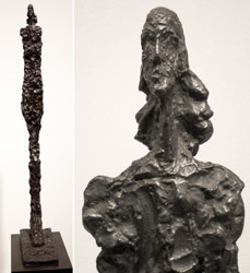 Woman of Venice VII, bronze sculpture by Alberto Giacometti, 1956, Art Gallery of New South Wales