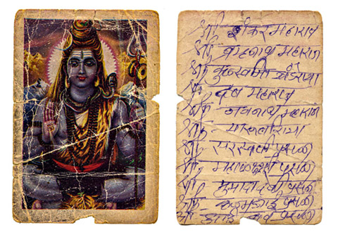  'wallet card' Hinduism