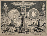 'Nova Reperta' - title page with 9 inventions