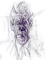 course: I Can See, chapter: Art Classes, lesson: Self Portraits, artist: Alberto Giacometti